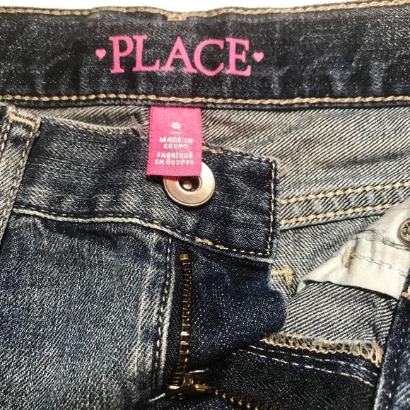 PLACE GIRL'S DENIM JEAN SKIRT SIZE 8 - Picture 3 of 3